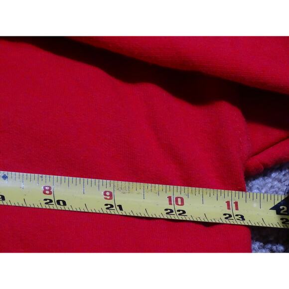 Northern Reflections Vintage Red Winter Birds Mock Neck Sweatshirt L Cottagecore - Picture 6 of 8